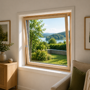 2-veis innadslående 3-lags glass høyre
