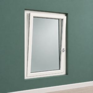 2-veis innadslående 3-lags glass venstre